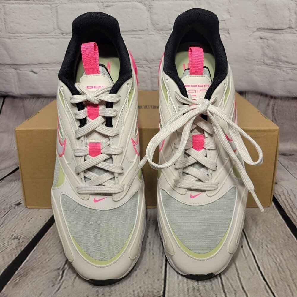 Womens Nike Zoom Air Fire- Light Silver/Hyper Pink/Olive Aura/White